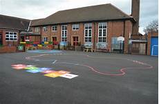 School And Playground