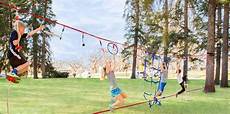 Slackline Swing Set